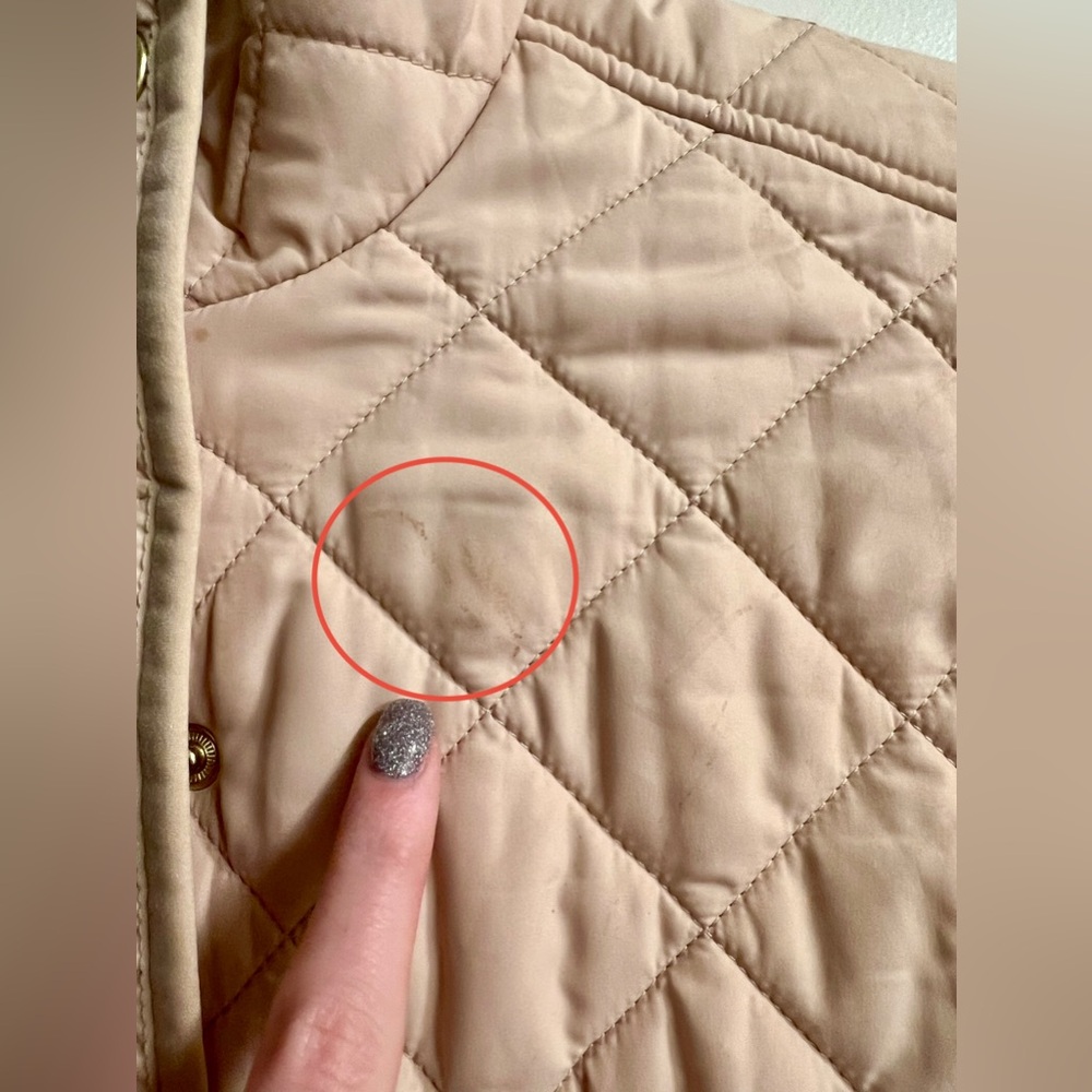 J. Crew | Women’s Beige Quilted Puffer Coat - Picture 9 of 14